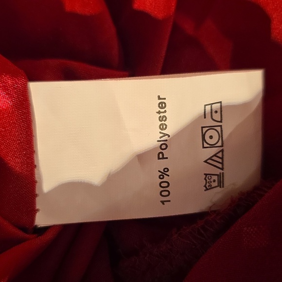 Burgandy Summer Off-Shoulder Maxi Dress Sheer - Picture 9 of 11